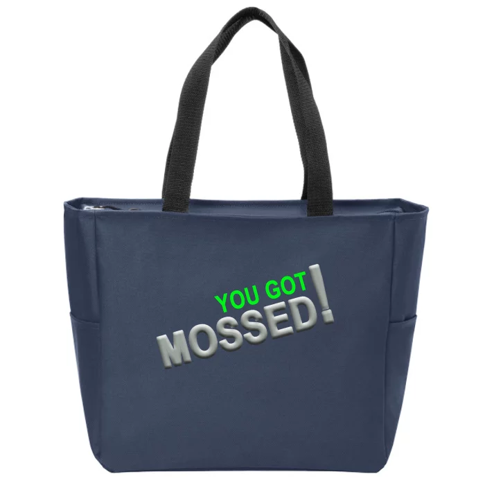 You Got Mossed! Zip Tote Bag