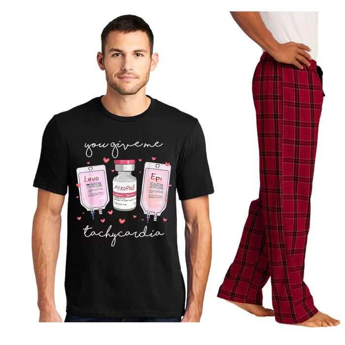 You Give Me Tachycardia Valentines Day Nurse Pajama Set