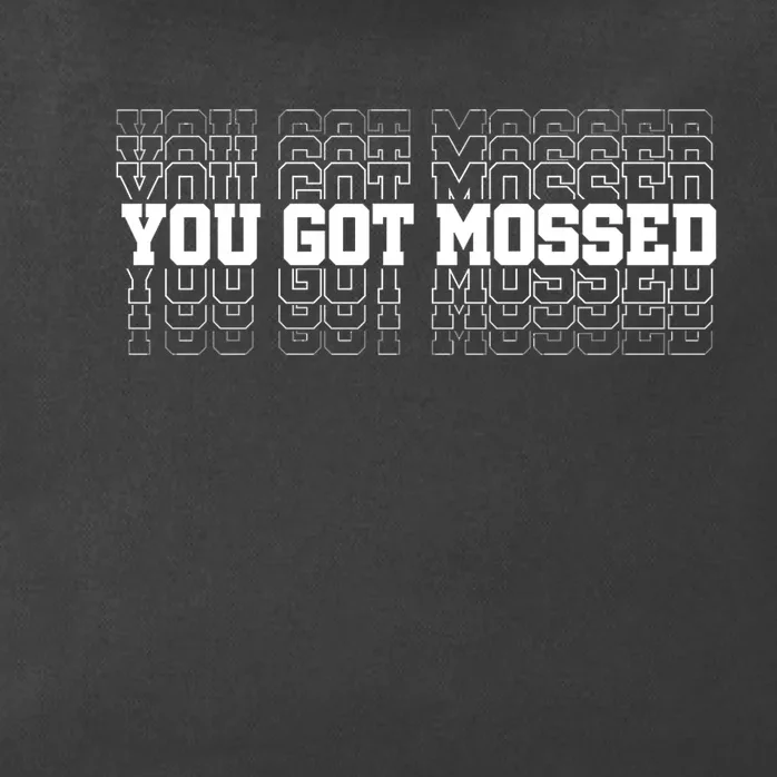 You Got Mossed Zip Tote Bag