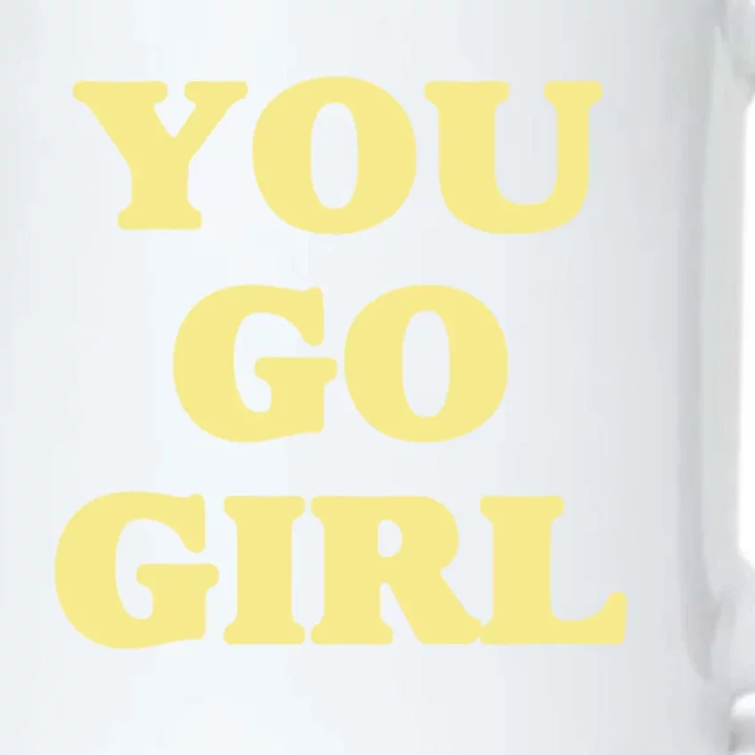 You Go Meaningful Gift Black Color Changing Mug