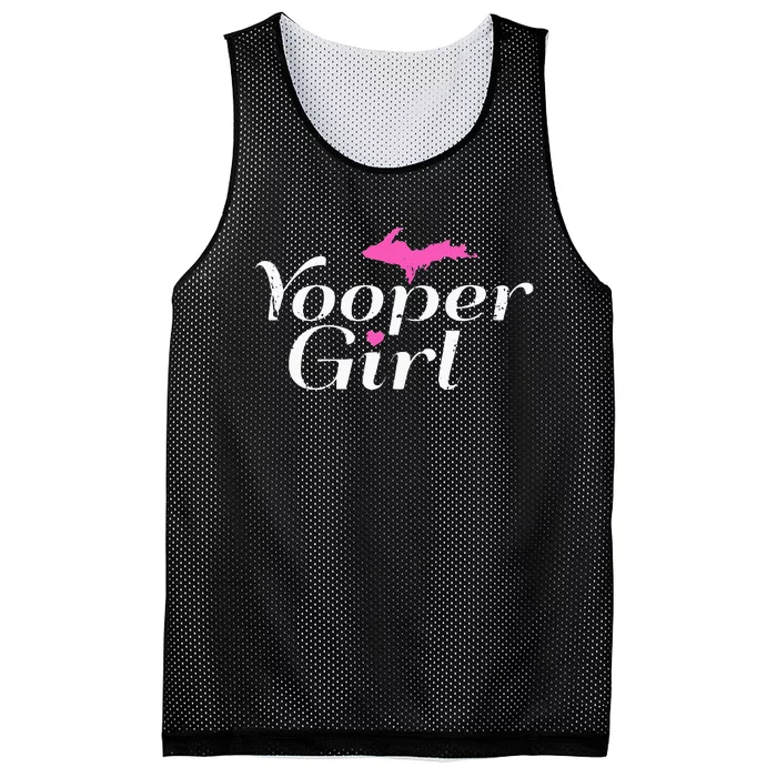 Yooper Girl Michigan Upper Peninsula Midwest Roots Mesh Reversible Basketball Jersey Tank