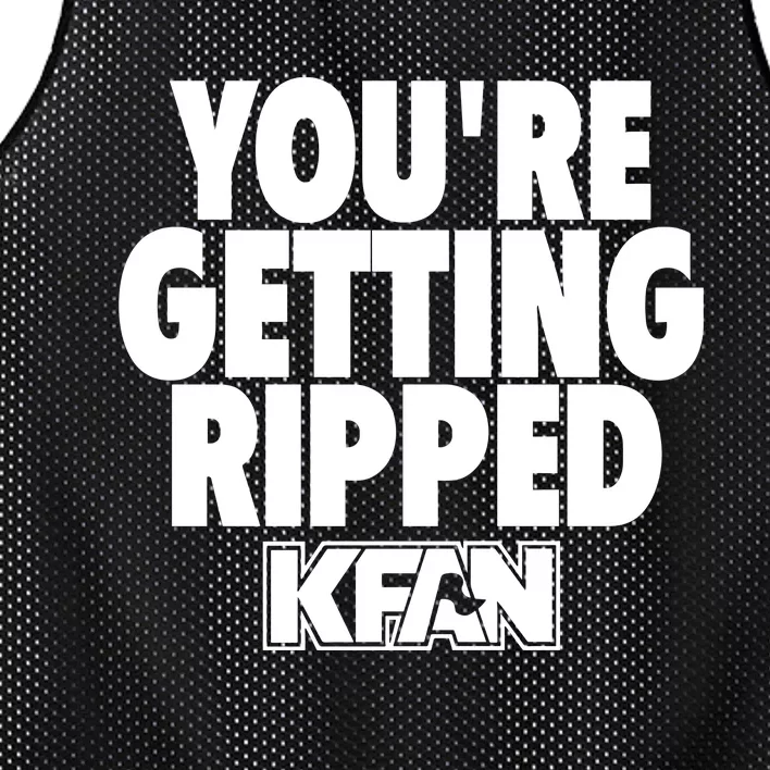 YouRe Getting Ripped Mesh Reversible Basketball Jersey Tank