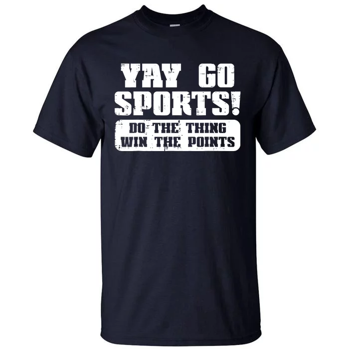 Yay Go Sports American Football Game Day Tall T-Shirt