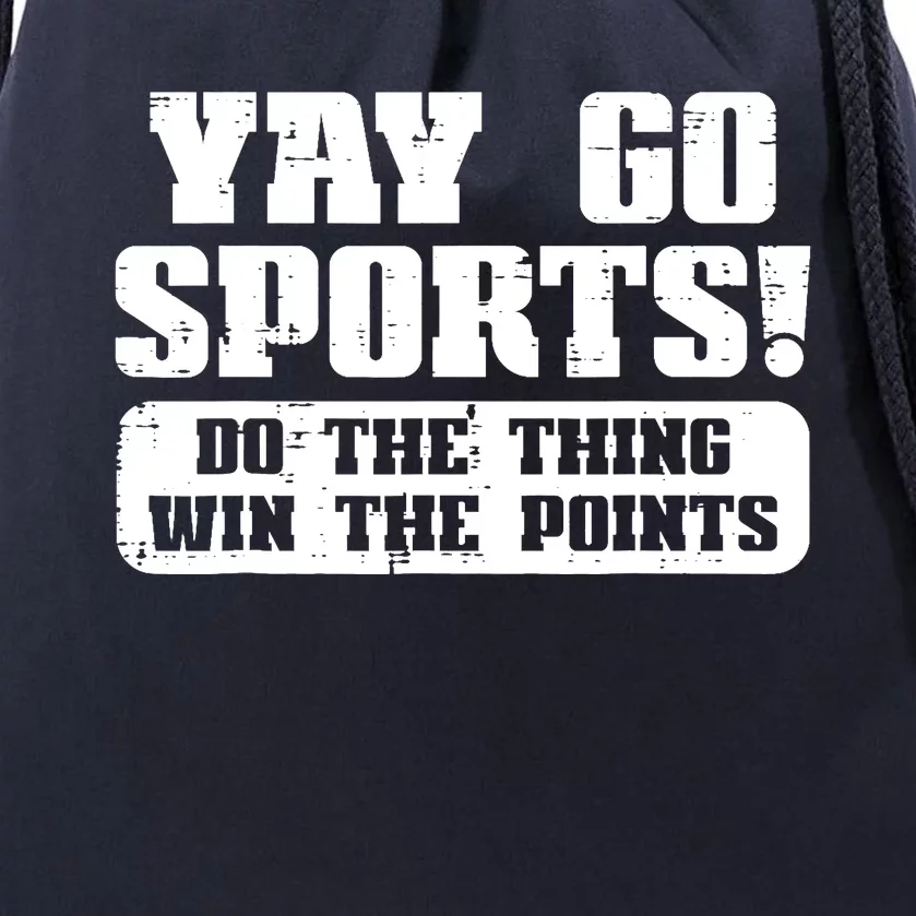 Yay Go Sports American Football Game Day Drawstring Bag