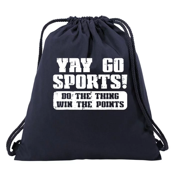 Yay Go Sports American Football Game Day Drawstring Bag