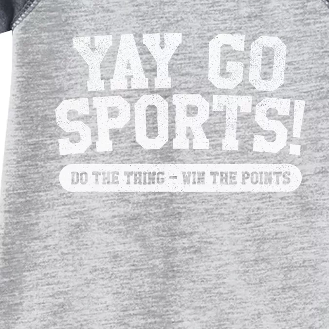 Yay Go Sports! Funny Sports Infant Baby Jersey Bodysuit