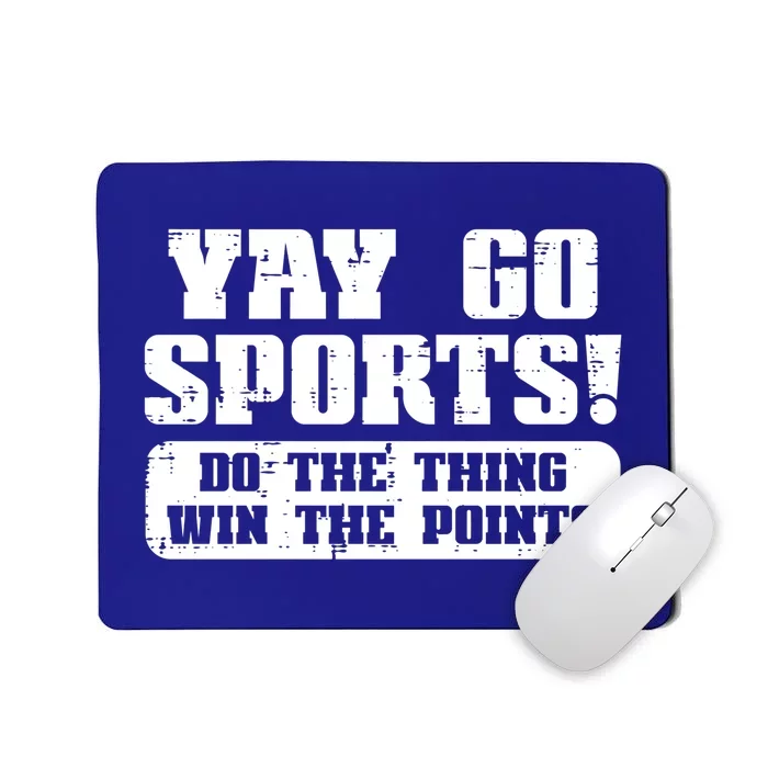 Yay Go Sports American Football Game Day Great Gift Mousepad