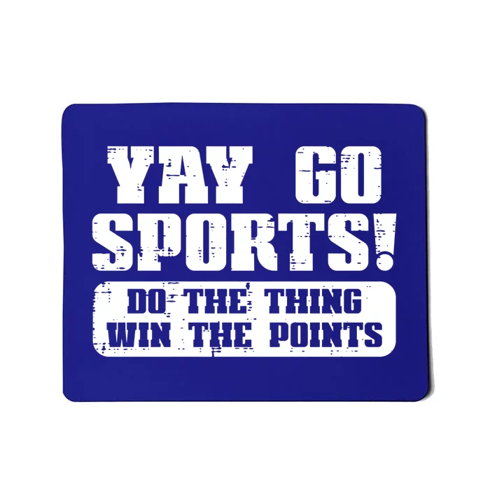 Yay Go Sports American Football Game Day Great Gift Mousepad