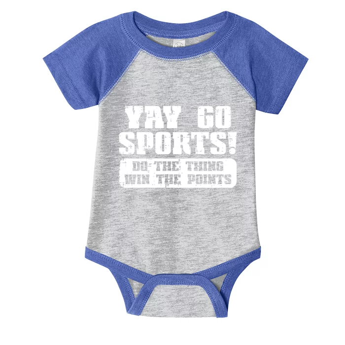 Yay Go Sports American Football Game Day Great Gift Infant Baby Jersey Bodysuit