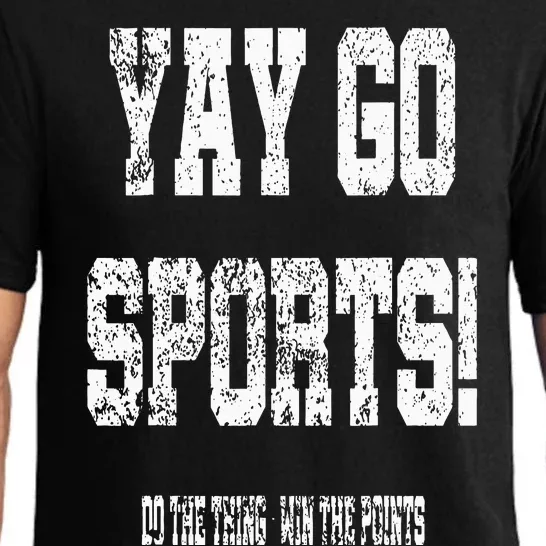 Yay Go Sports! Funny Sports Pajama Set