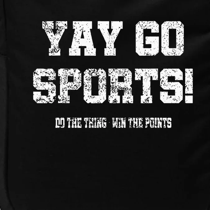 Yay Go Sports! Funny Sports Impact Tech Backpack