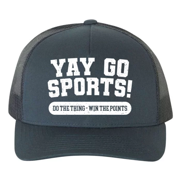 Yay Go Sports American Football Game Day Football Day Funny Gift Yupoong Adult 5-Panel Trucker Hat