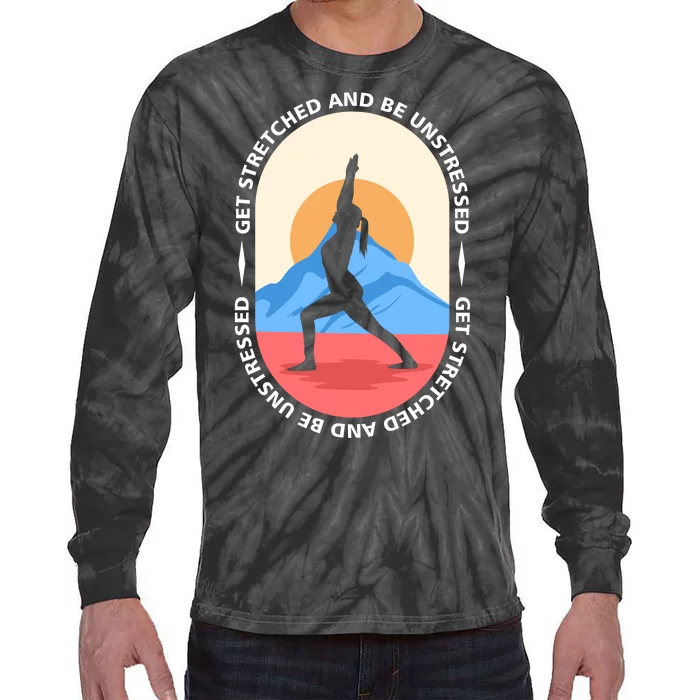 Yoga Get Stretched Tie-Dye Long Sleeve Shirt