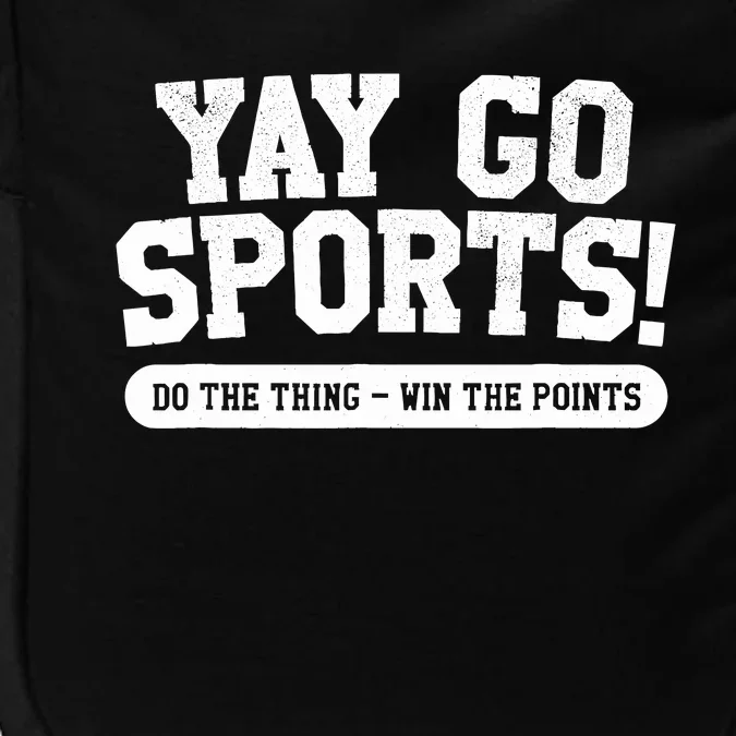 Yay Go Sports! Funny Sports Impact Tech Backpack