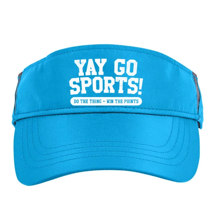 Yay Go Sports! Funny Sports Adult Drive Performance Visor