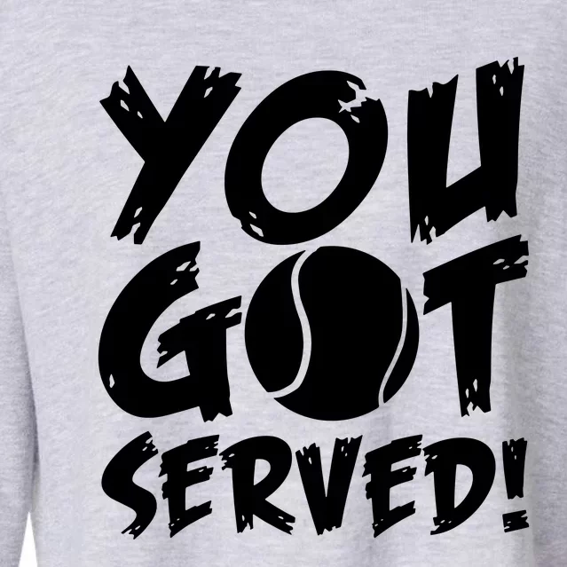 You Got Served Cropped Pullover Crew