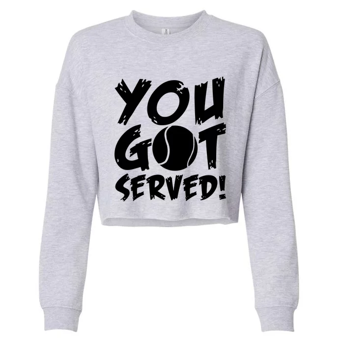 You Got Served Cropped Pullover Crew