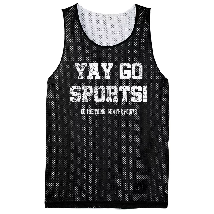 Yay Go Sports! Funny Sports Mesh Reversible Basketball Jersey Tank