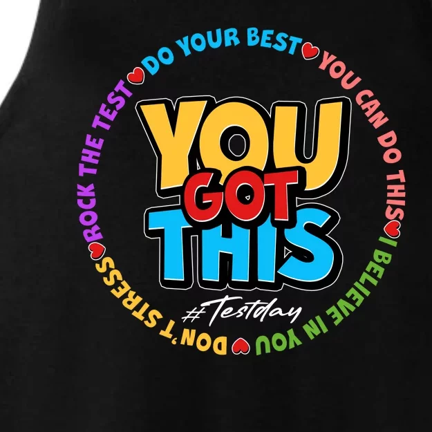 You Got This #Test Day Ladies Tri-Blend Wicking Tank