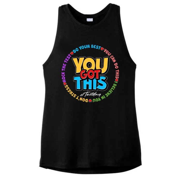 You Got This #Test Day Ladies Tri-Blend Wicking Tank