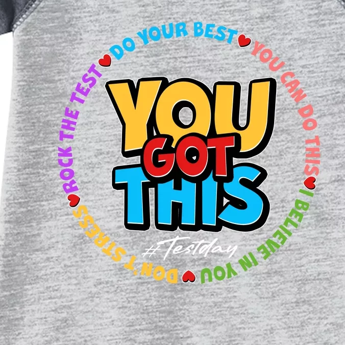 You Got This #Test Day Infant Baby Jersey Bodysuit