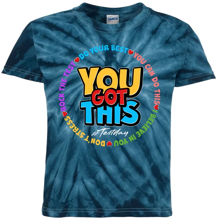 You Got This #Test Day Kids Tie-Dye T-Shirt