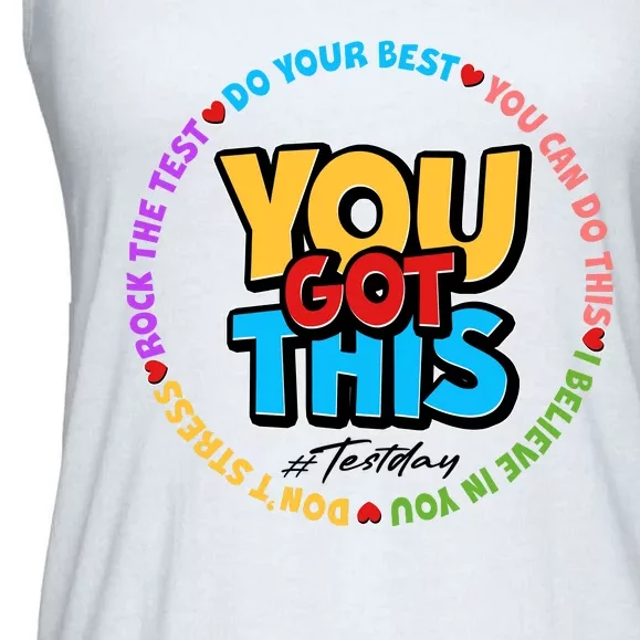 You Got This #Test Day Ladies Essential Flowy Tank