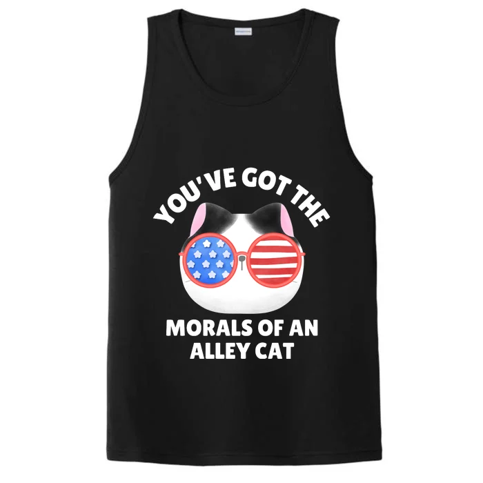 You’Ve Got The Morals Of An Alley Cat Performance Tank