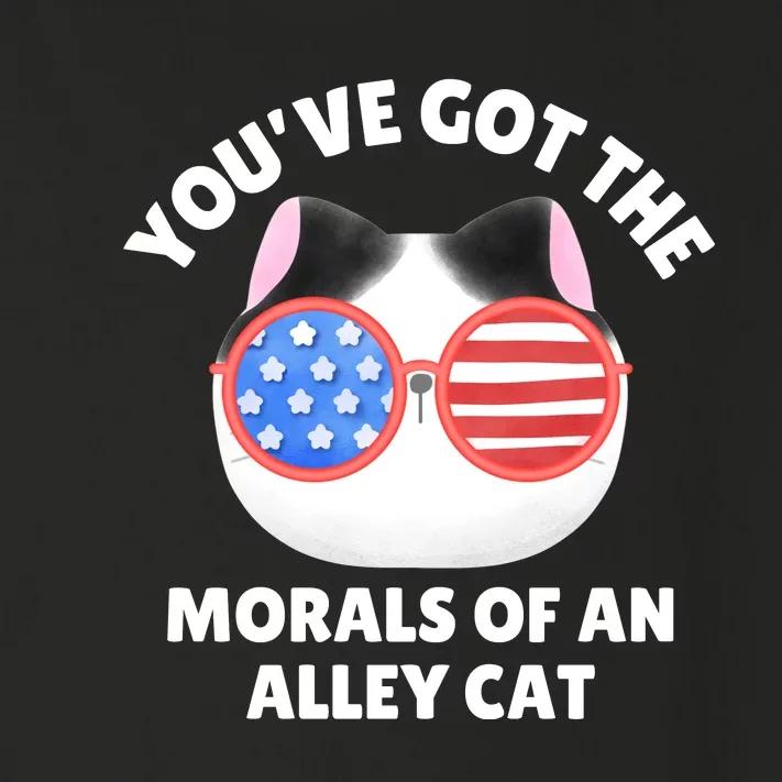 You’Ve Got The Morals Of An Alley Cat Toddler Long Sleeve Shirt