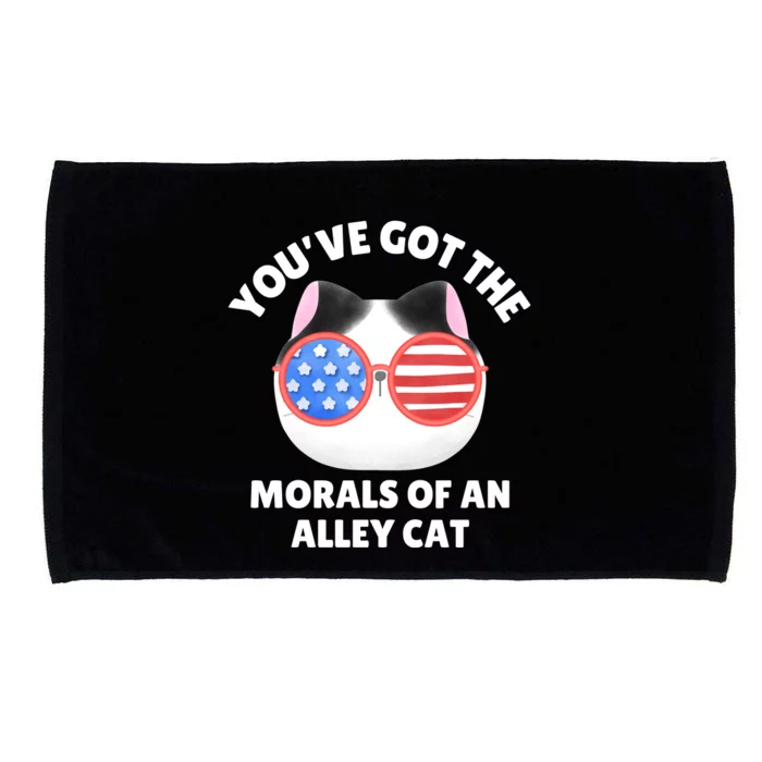 You’Ve Got The Morals Of An Alley Cat Microfiber Hand Towel