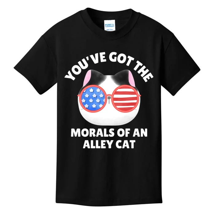 You’Ve Got The Morals Of An Alley Cat Kids T-Shirt