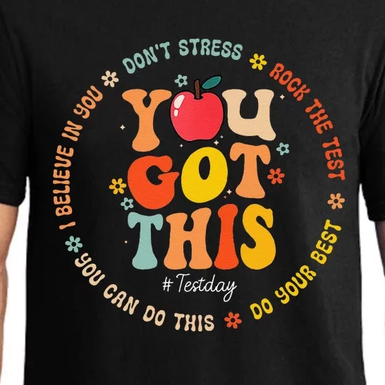 You Got This Motivational Testing Day Teacher Student Pajama Set