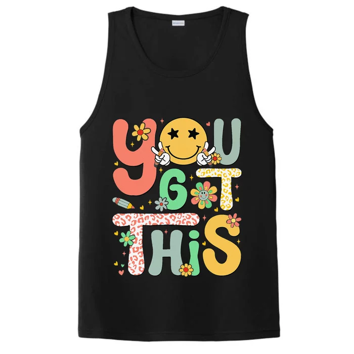 You Got This Motivational Testing Day Teacher Students Performance Tank