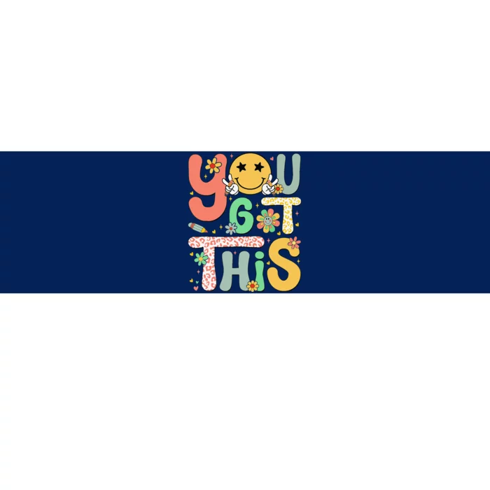 You Got This Motivational Testing Day Teacher Students Bumper Sticker