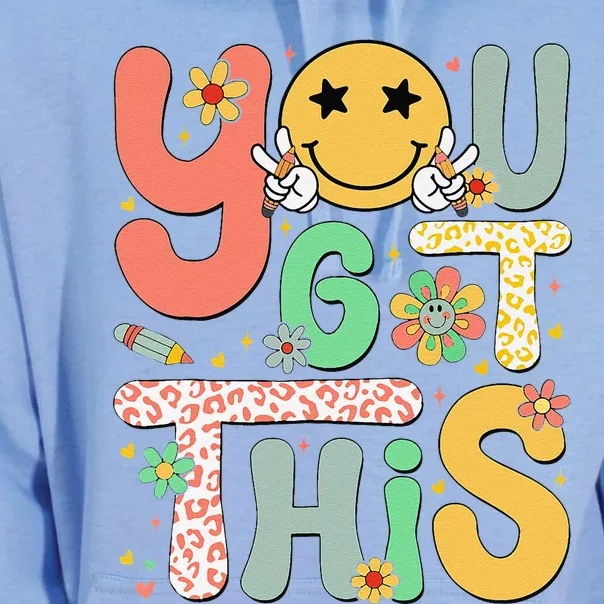 You Got This Motivational Testing Day Teacher Students Unisex Surf Hoodie