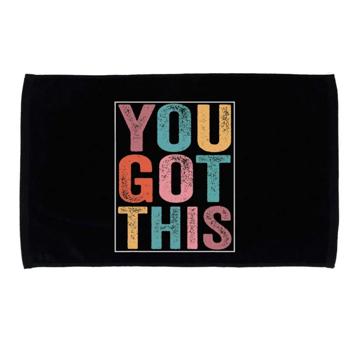 You Got This Motivational Testing Day Design For Teacher Microfiber Hand Towel