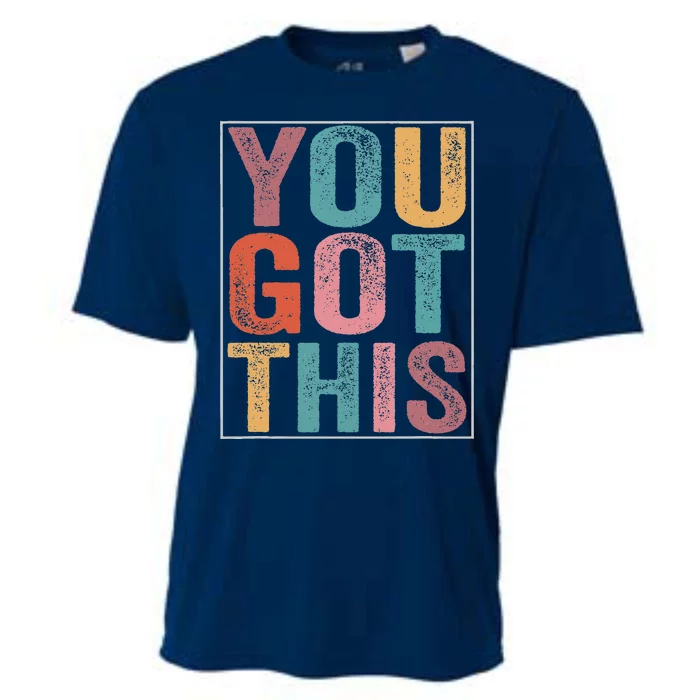 You Got This Motivational Testing Day Design For Teacher Cooling Performance Crew T-Shirt