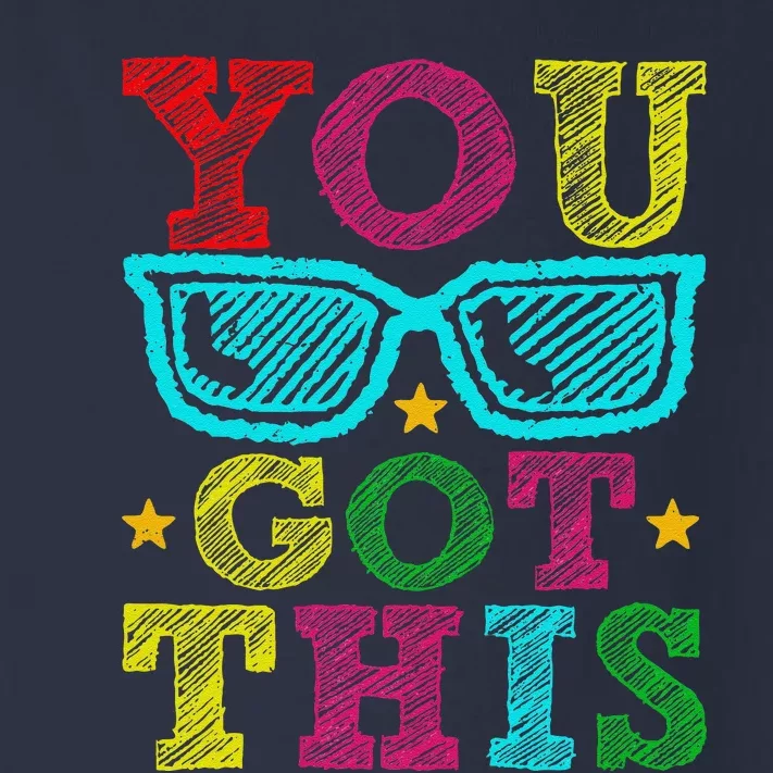 You Got This Testing Day Retro Motivational Teacher Student Toddler Long Sleeve Shirt