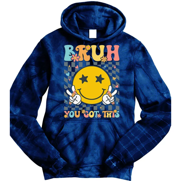 You Got This Testing Day Groovy Motivational Teacher Student Tie Dye Hoodie