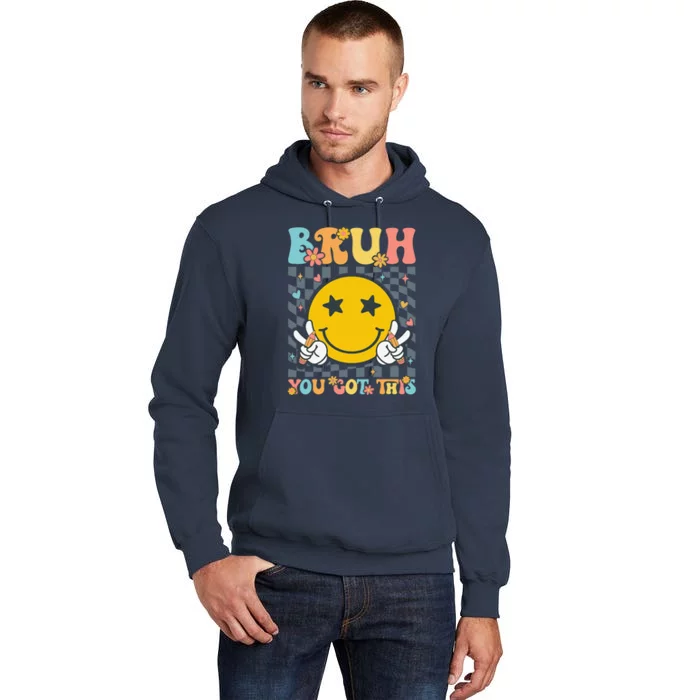 You Got This Testing Day Groovy Motivational Teacher Student Tall Hoodie