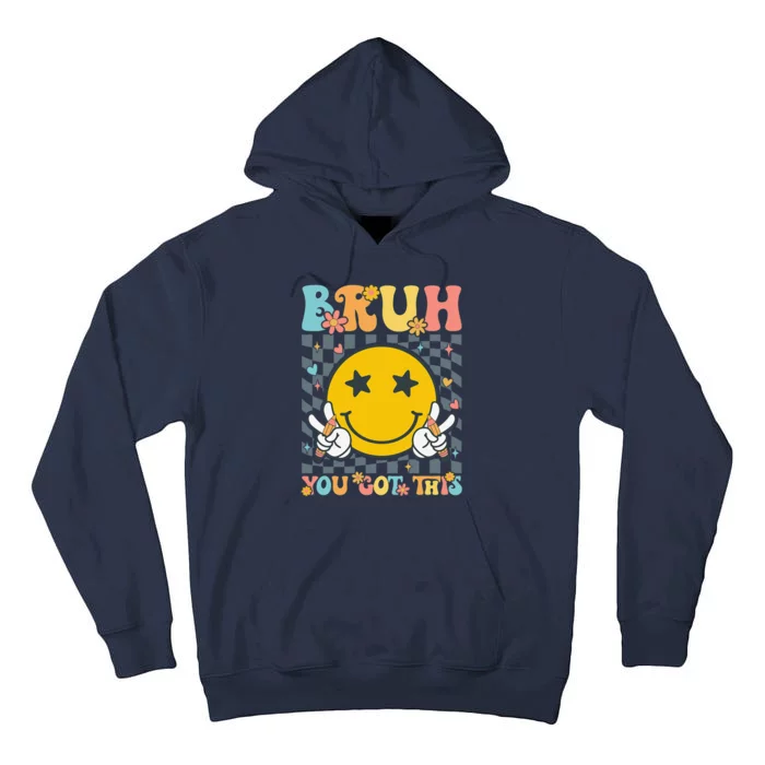 You Got This Testing Day Groovy Motivational Teacher Student Tall Hoodie