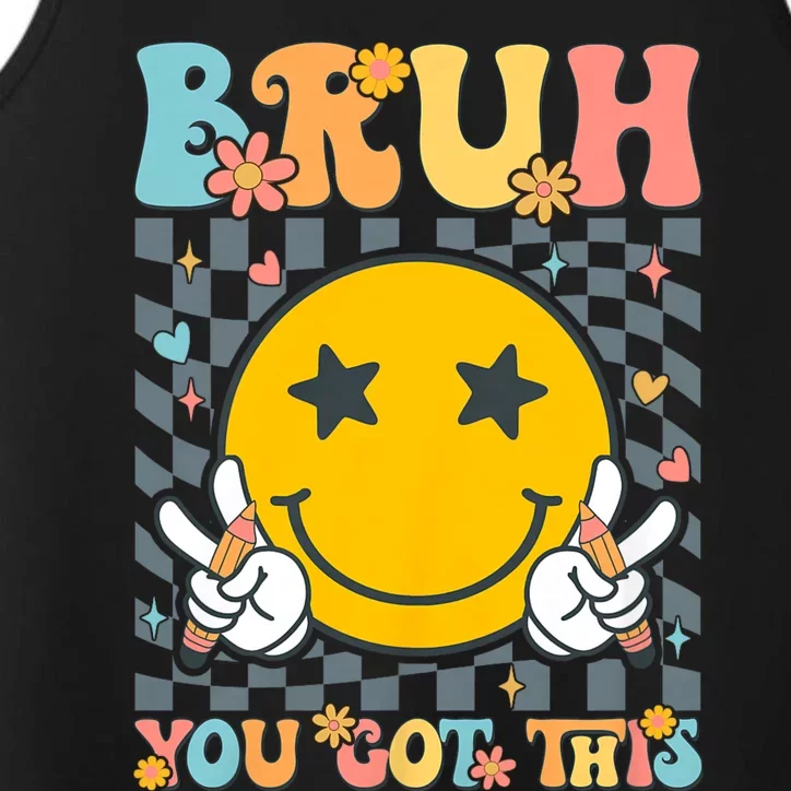 You Got This Testing Day Groovy Motivational Teacher Student Performance Tank