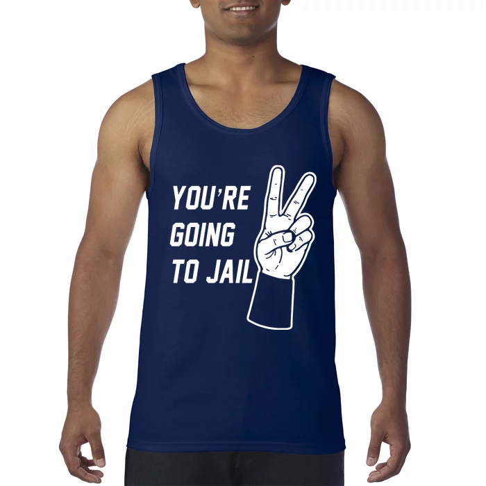 You’Re Going To Jail Los Angeles Baseball Tank Top