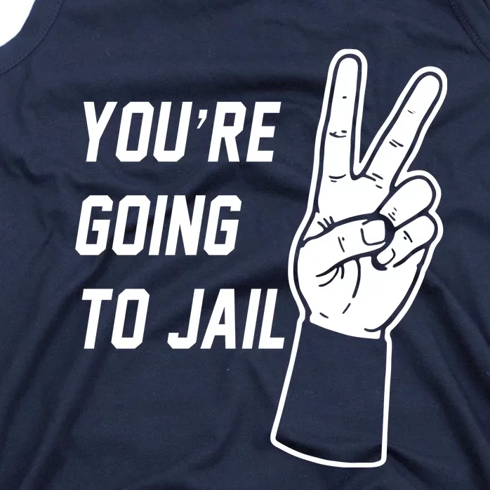 You’Re Going To Jail Los Angeles Baseball Tank Top