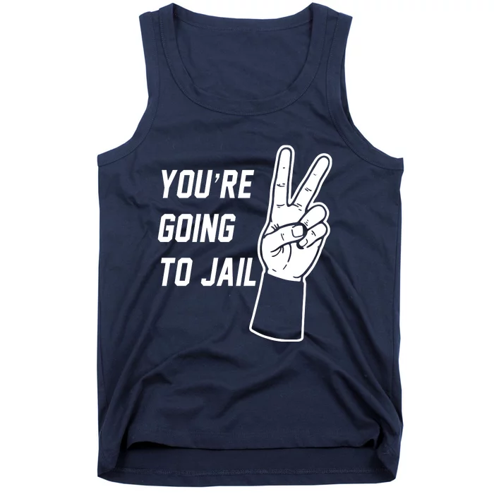 You’Re Going To Jail Los Angeles Baseball Tank Top