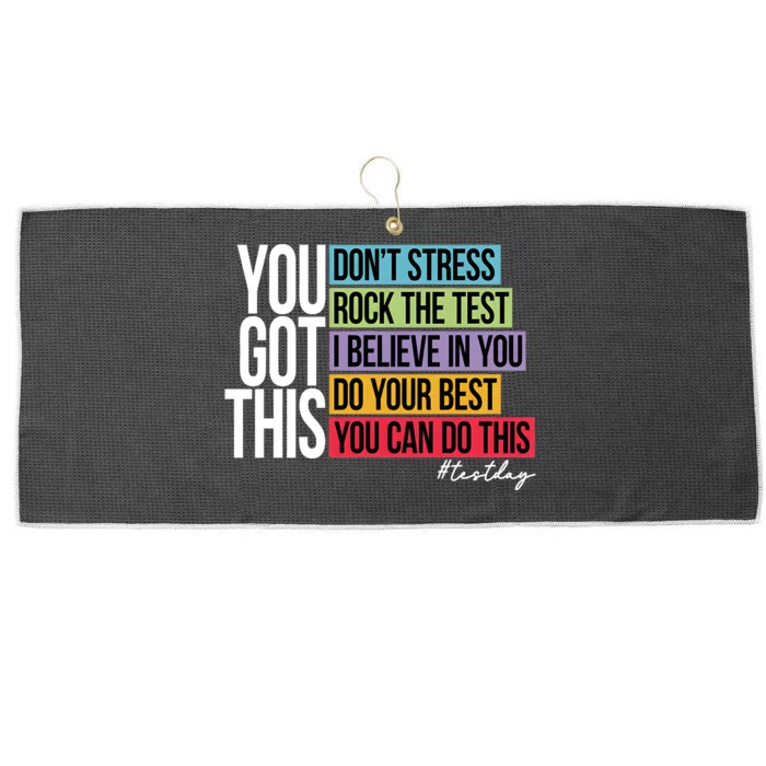 You Got This Don’T Stress Large Microfiber Waffle Golf Towel