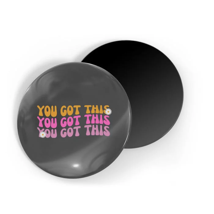 You Got This Retro Motivational Cute Magnet