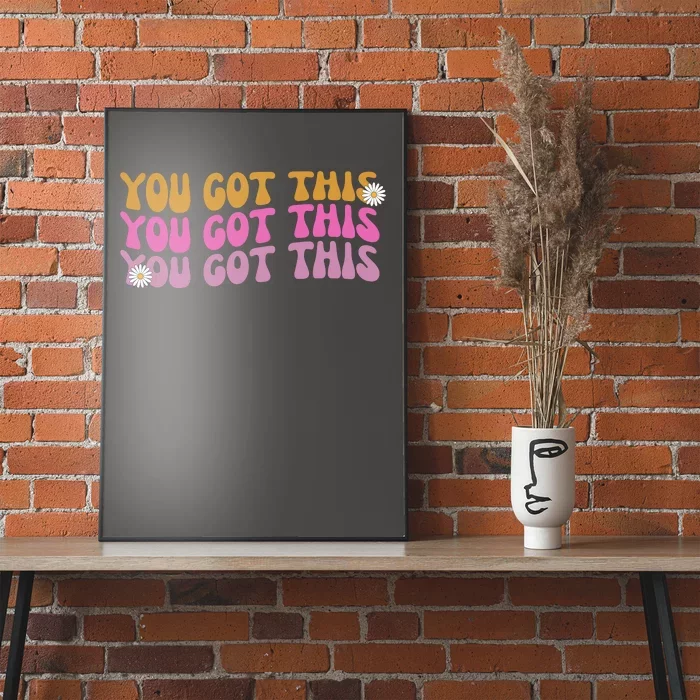 You Got This Retro Motivational Cute Poster