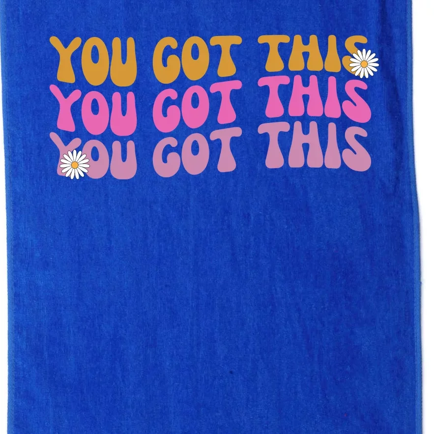 You Got This Retro Motivational Cute Platinum Collection Golf Towel