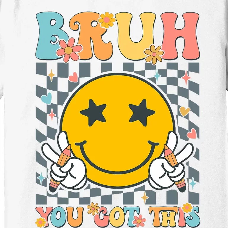 You Got This Testing Day Groovy Motivational Teacher Student Premium T-Shirt